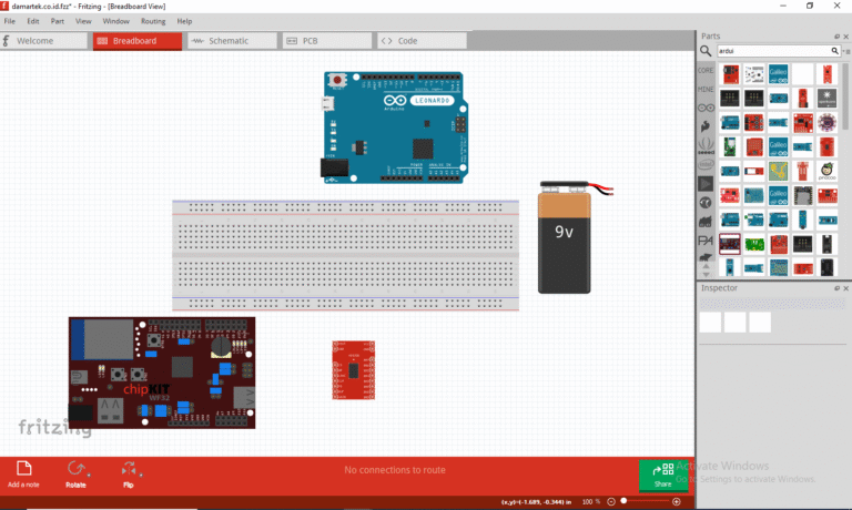 Fritzing simulator project download free